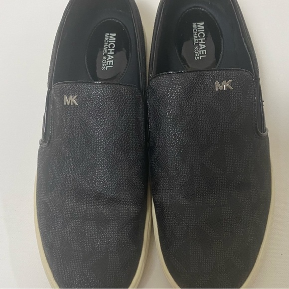 Michael Kors Keaton Signature Slip On Black Sneaker/Loafer Sz 9.5. main image 11